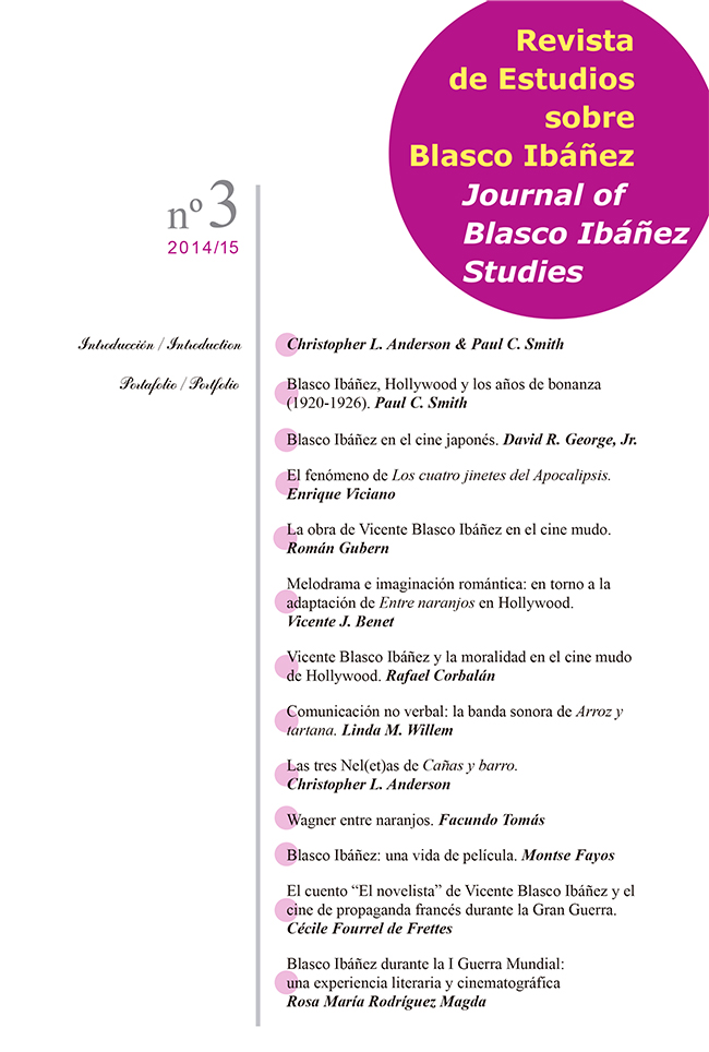 Journal of Blasco Ibáñez Studies nº 3